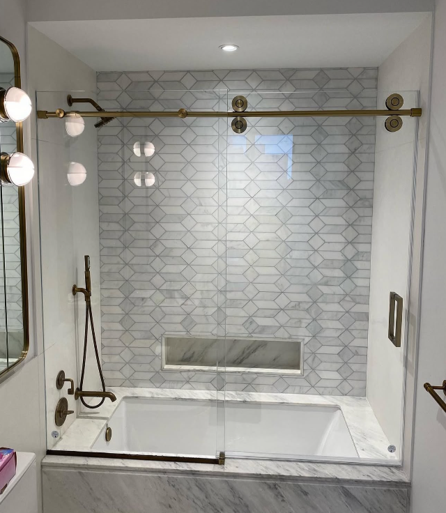 Sliding Glass Tub Door