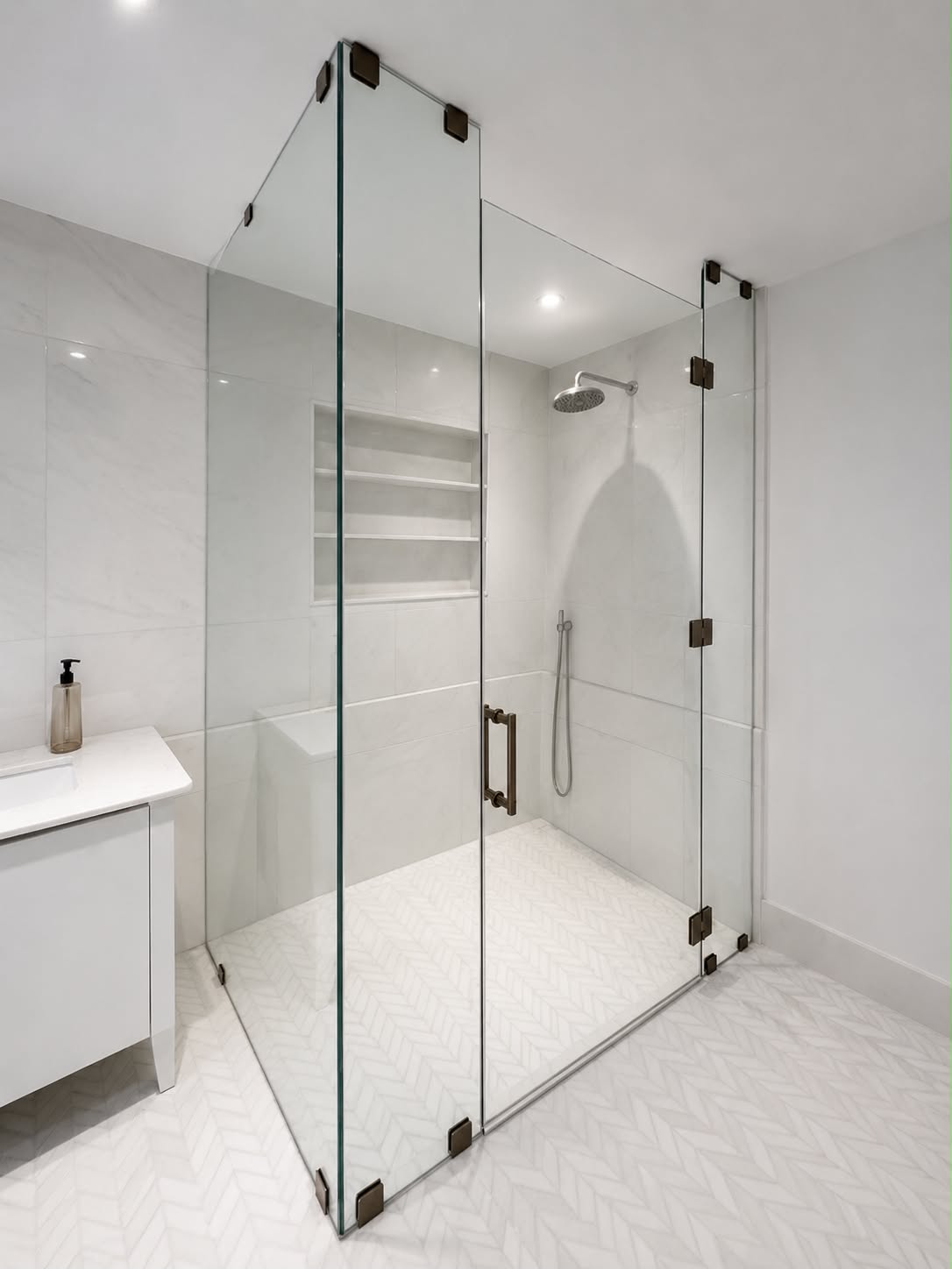 Frameless Glass Shower